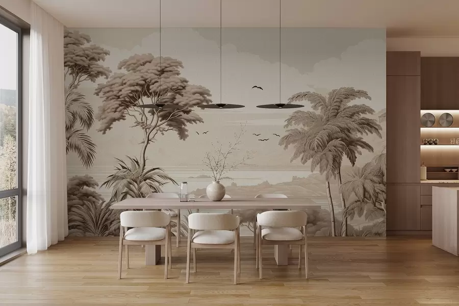 wall murals Дрвеће на хоризонту w04363