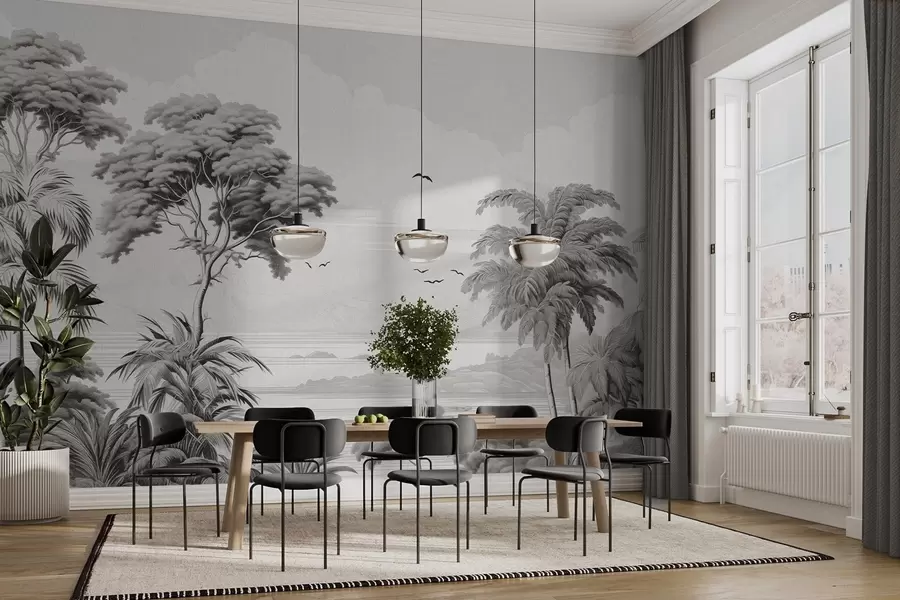 wall murals Дрвеће на хоризонту w04363v1