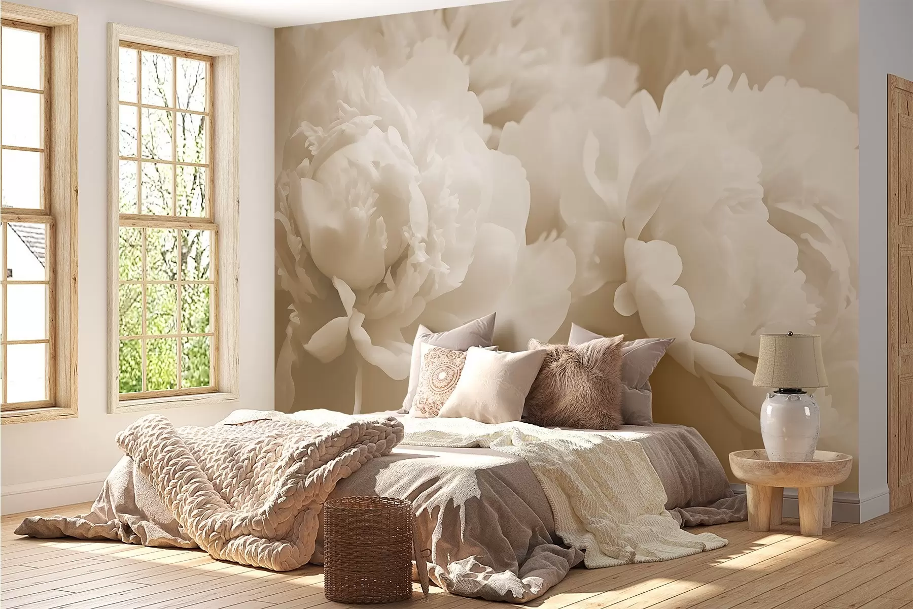 wall murals Пеониес w04336v1