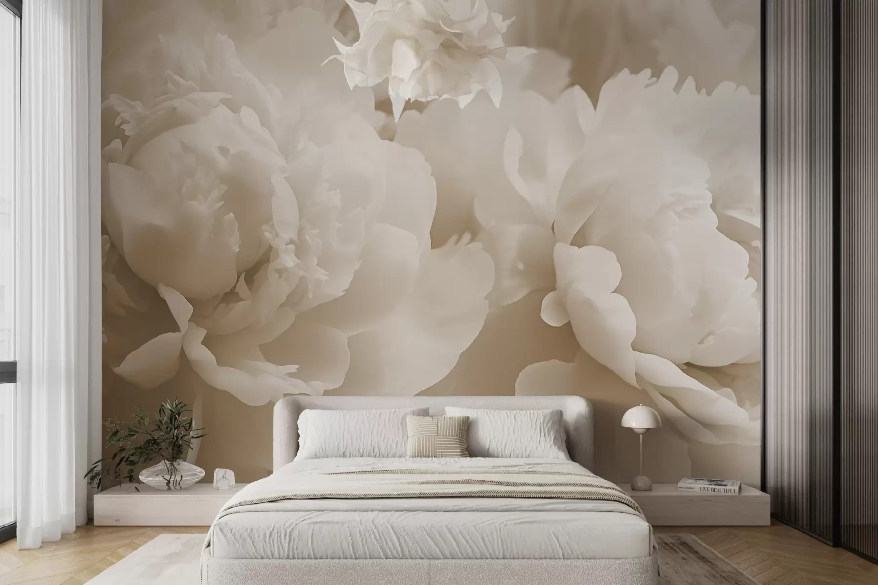 wall murals Пеониес w04336v1