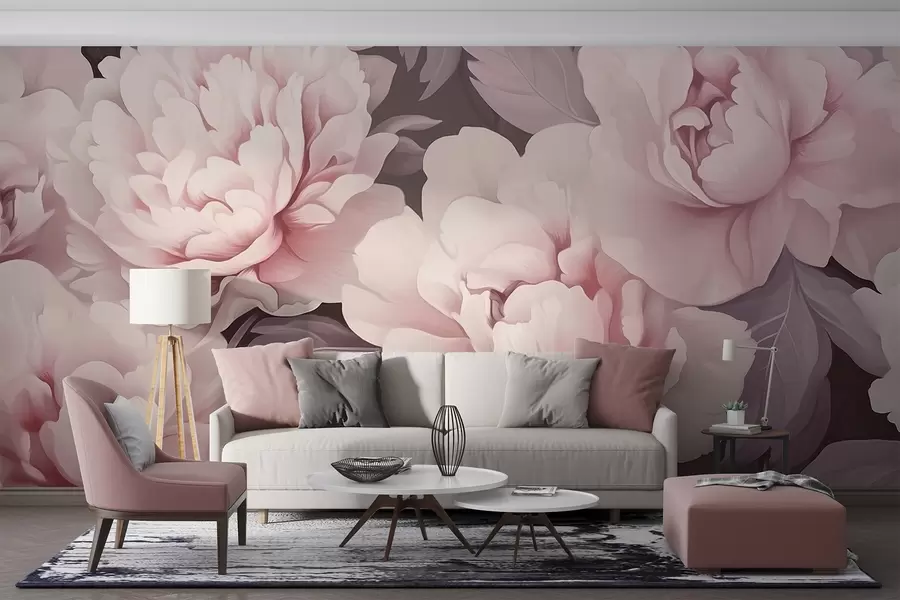 wall murals Пеониес w04375
