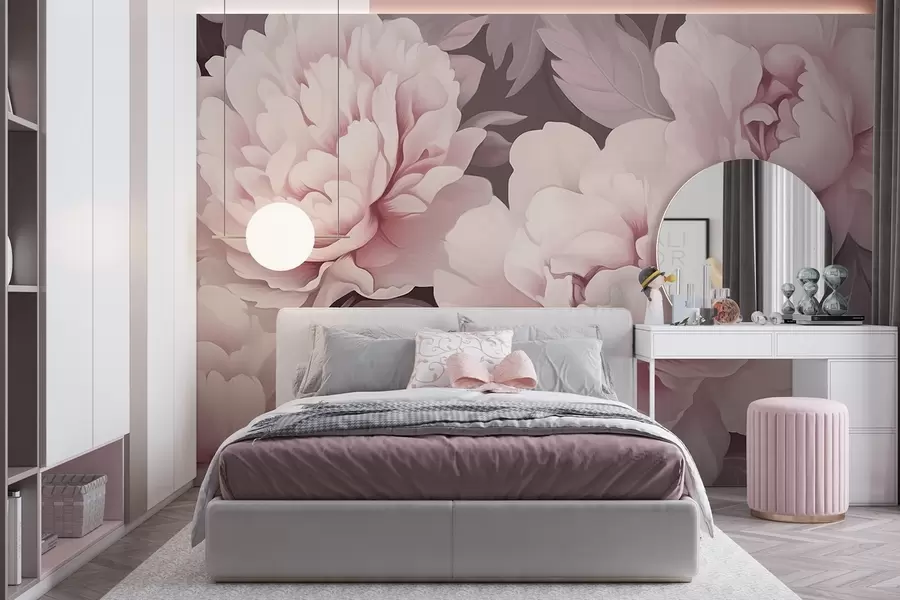 wall murals Пеониес w04375