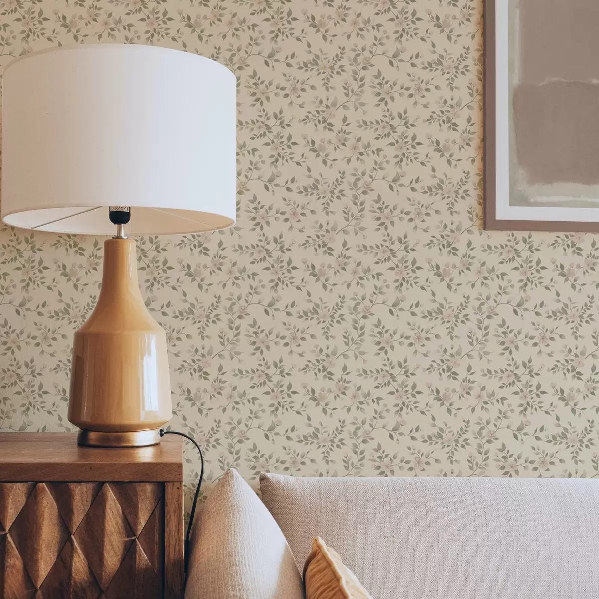 Позадина Нежне пастелне цветне гранчице на беж позадини a00390