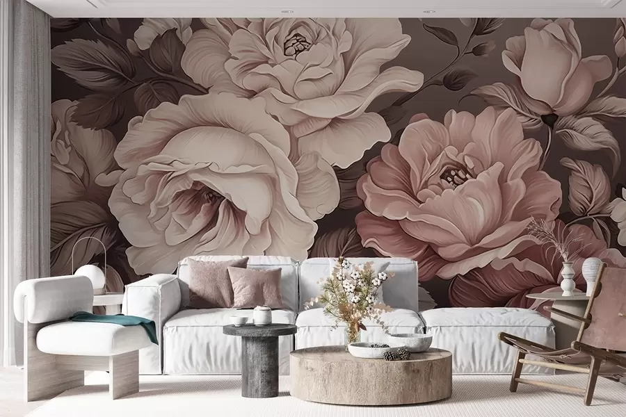 wall murals Пеониес w04378