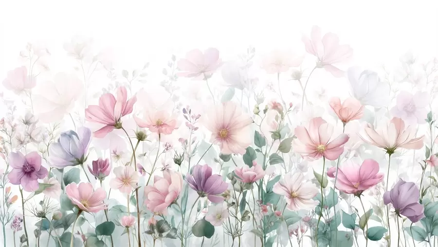 wall murals нежно дивље цвеће w04171