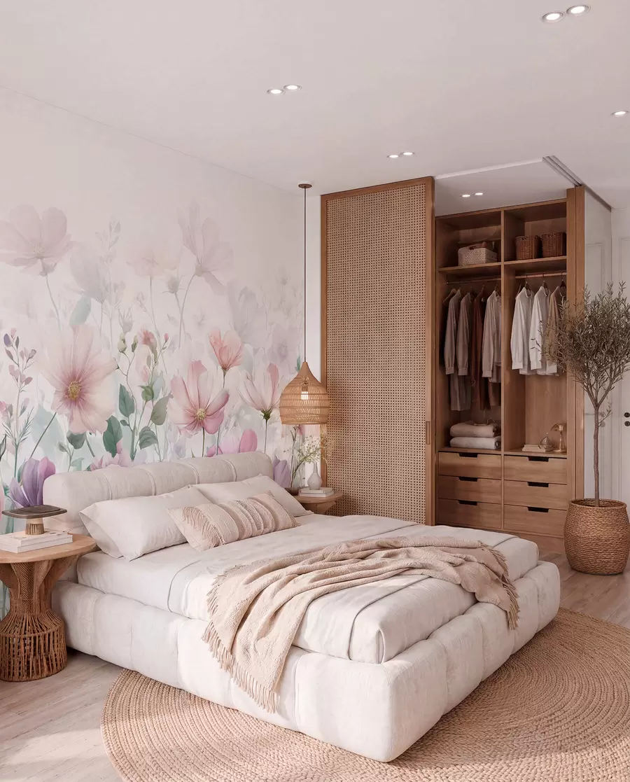 wall murals нежно дивље цвеће w04171