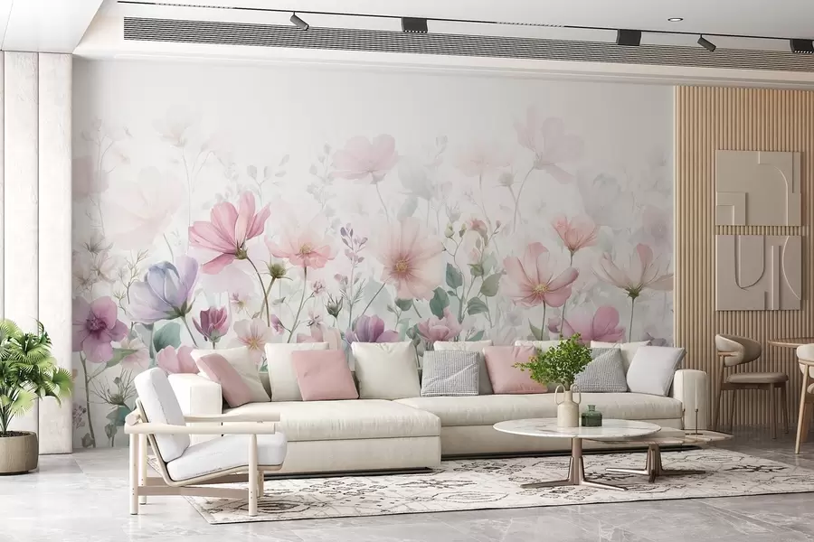 wall murals нежно дивље цвеће w04171