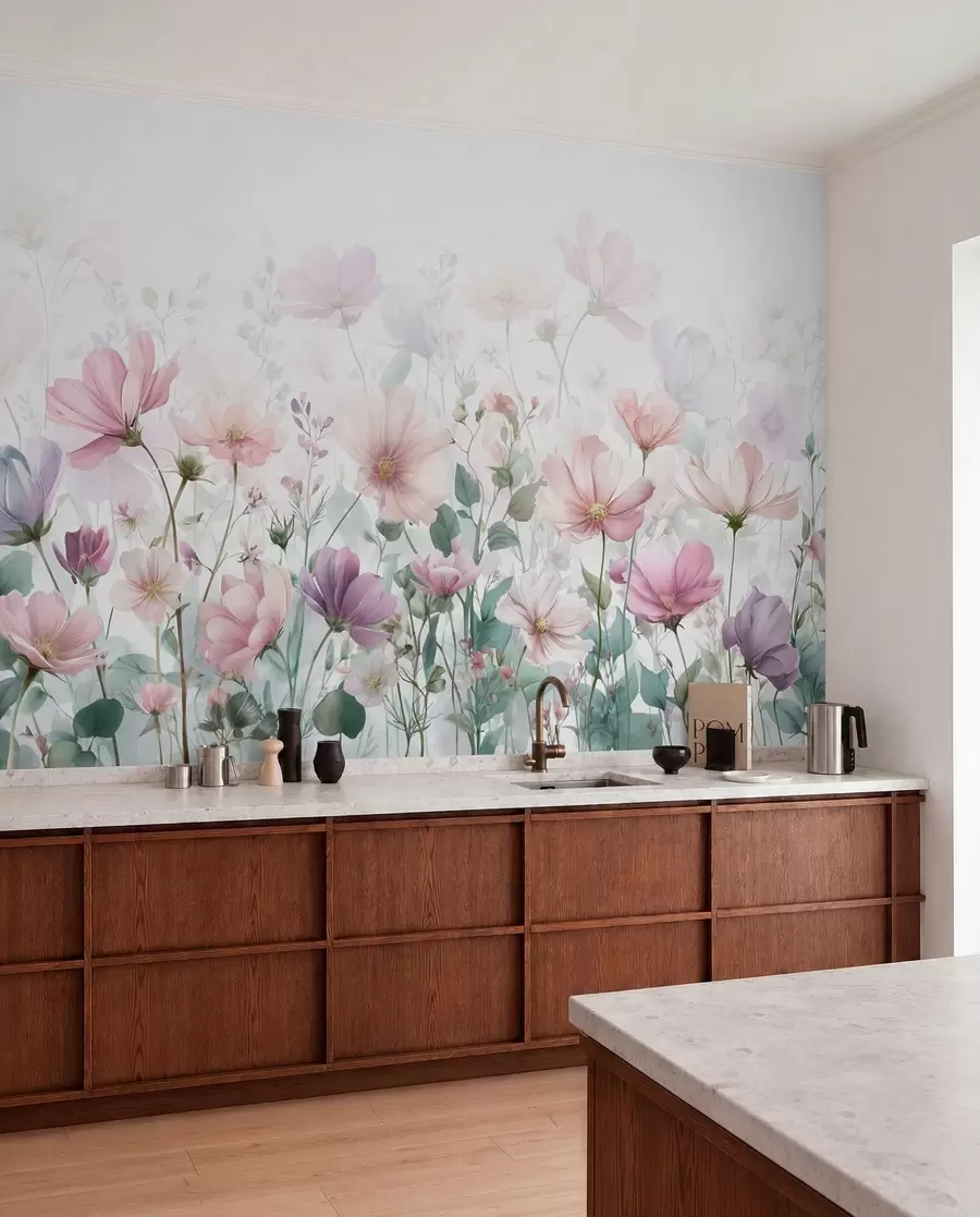 wall murals нежно дивље цвеће w04171