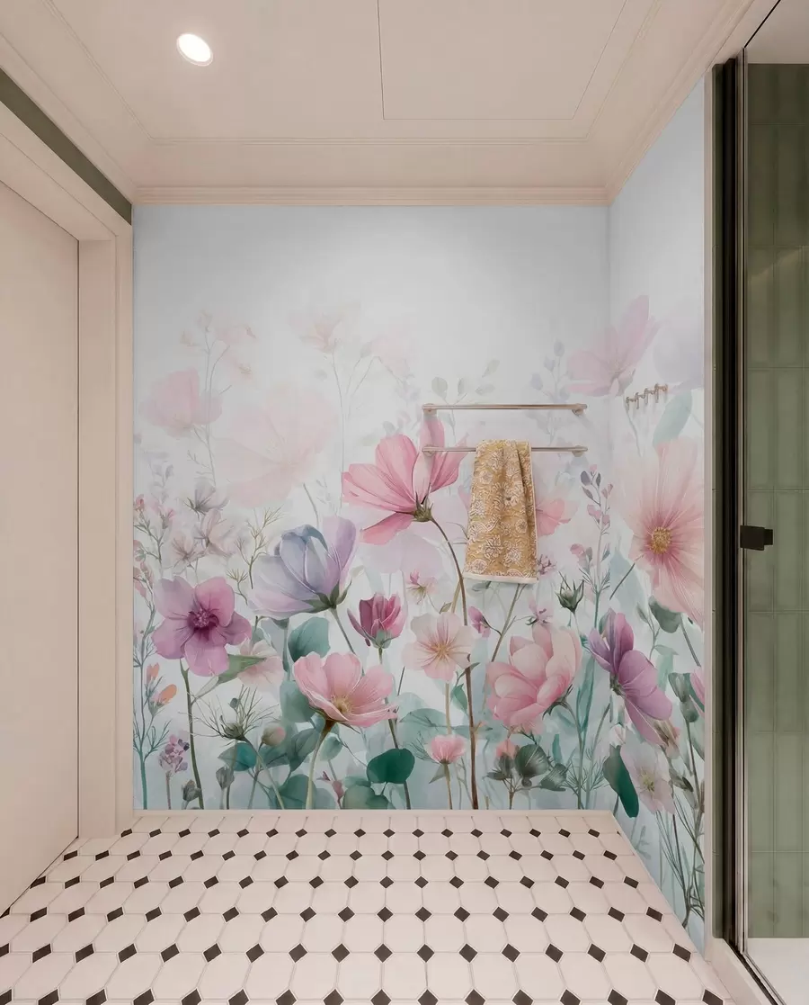 wall murals нежно дивље цвеће w04171