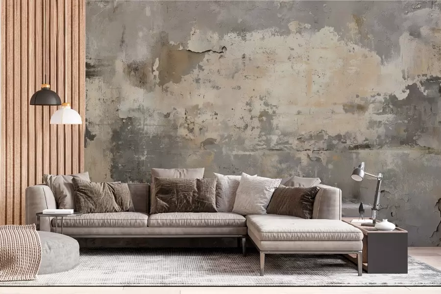 wall murals имитација текстурираног старог зида w04311