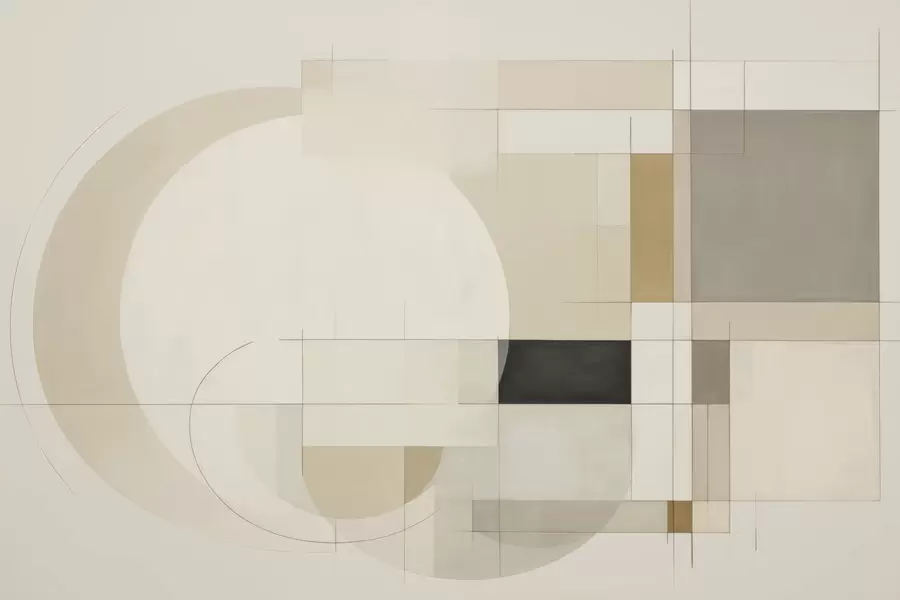 wall murals Геометријска апстракција w04381