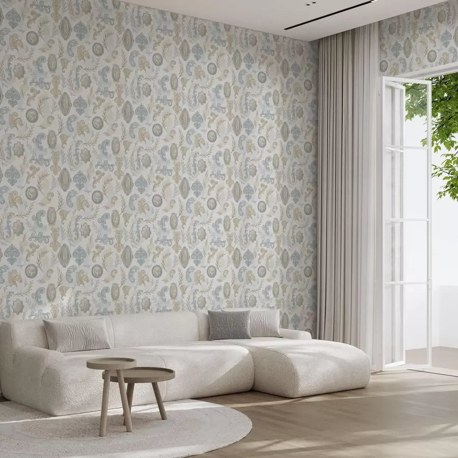 wall murals Класични украс са медаљонима и шарама a00319