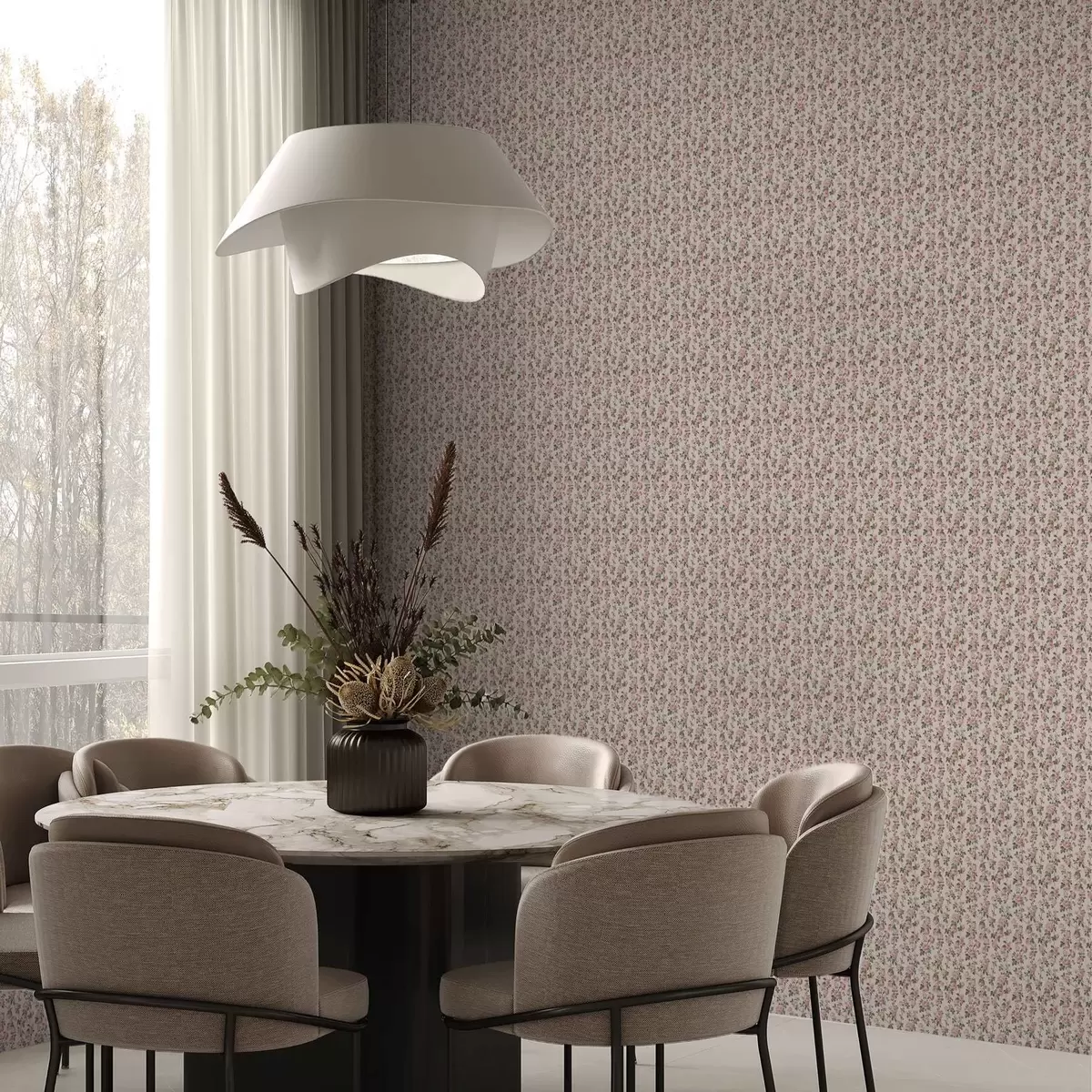 Позадина Ружичасте руже на беж позадини a00346