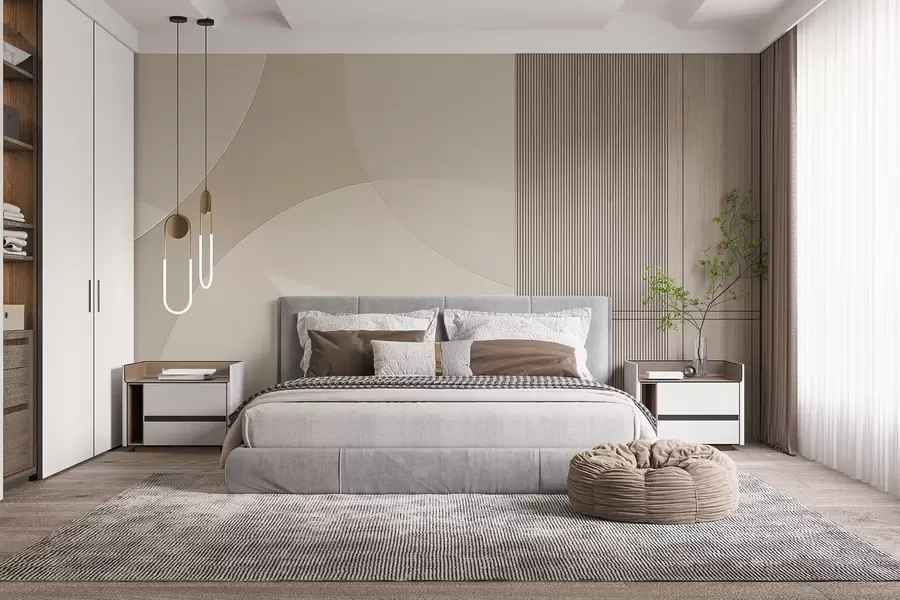 wall murals Апстрактни кругови w04439