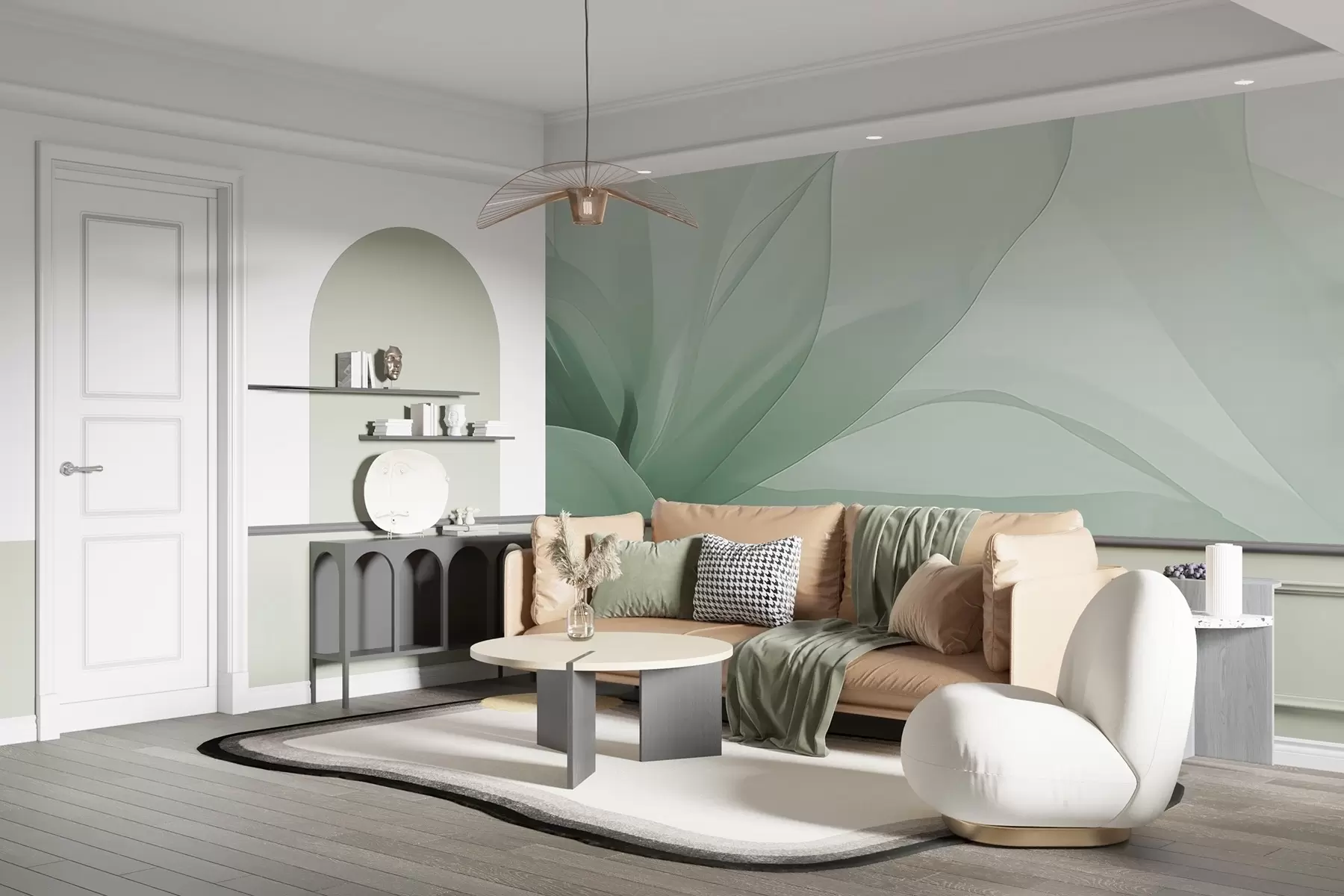 wall murals Апстрактни цвет w04435v1