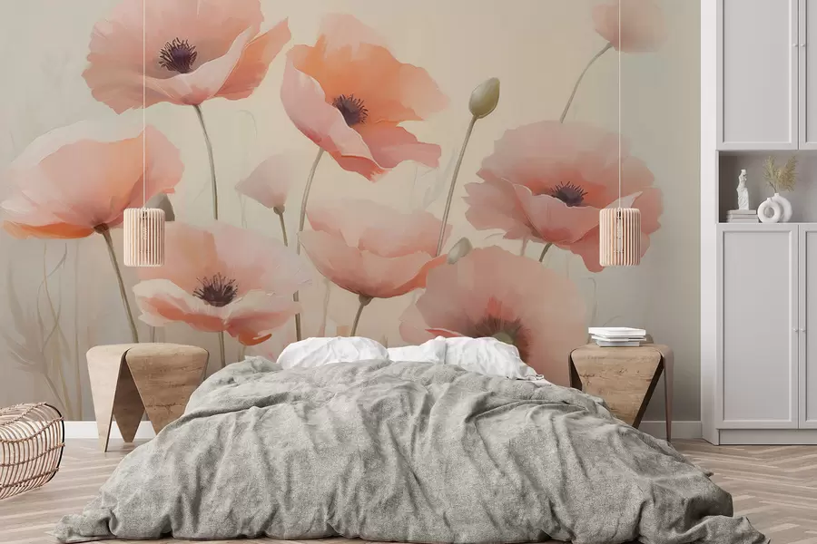 wall murals Поппиес w04462