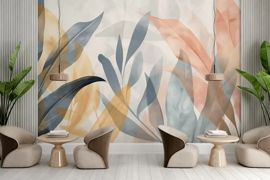 wall murals Шарено лишће w04483