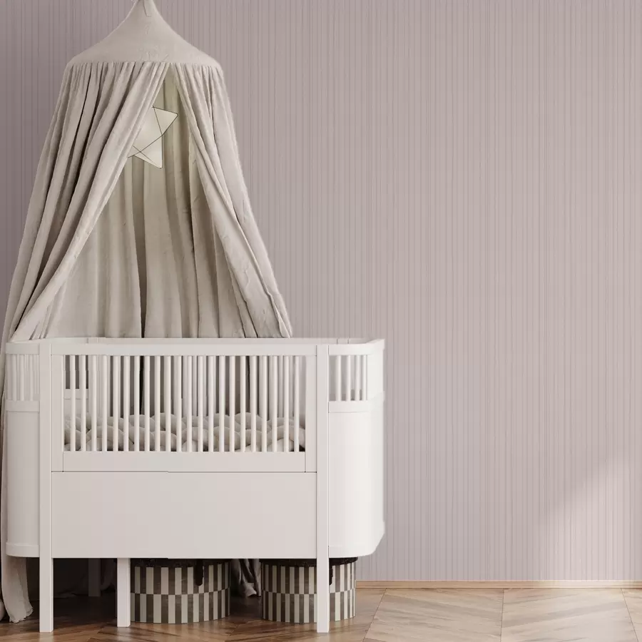 wall murals Светло ружичасте вертикалне пруге у нежном стилу a00567