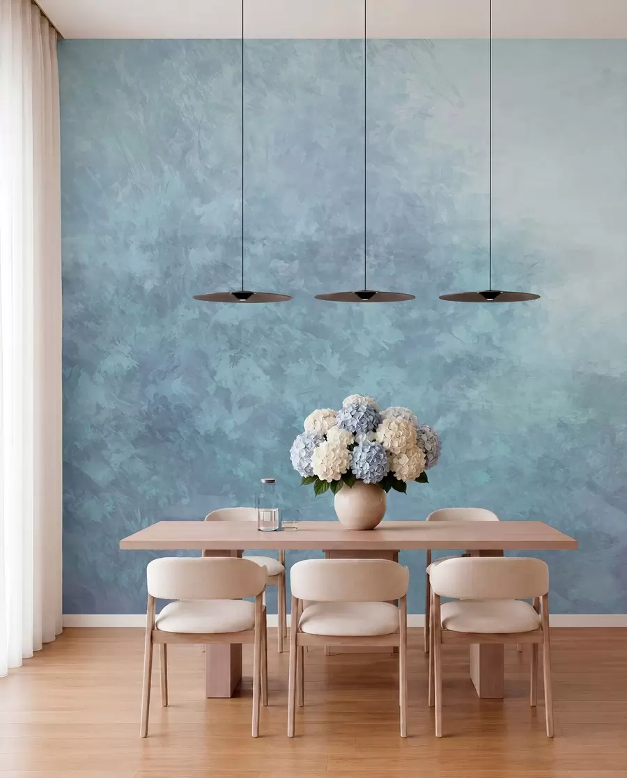 wall murals Имитација лишћа на бетонском зиду w04468v1