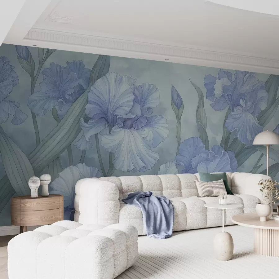 wall murals Илустроване перунике w04469