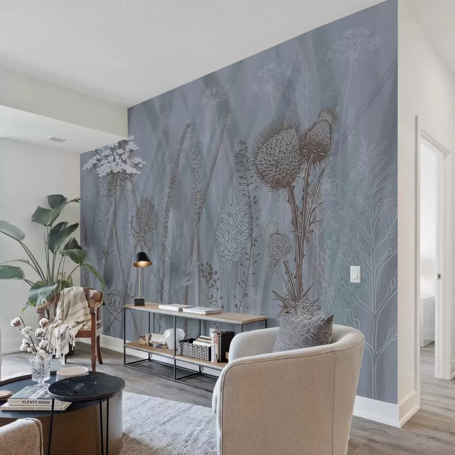 wall murals Траве и хербаријум w04473v1