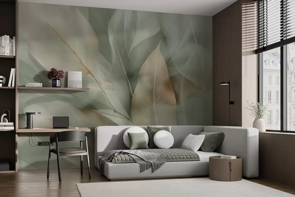 wall murals Нежни листови w04511