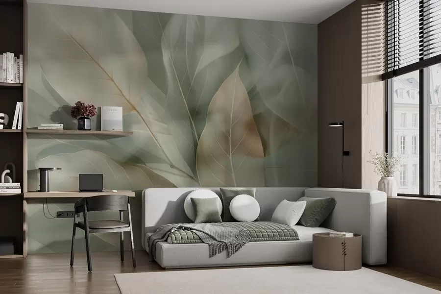 wall murals Нежни листови w04511