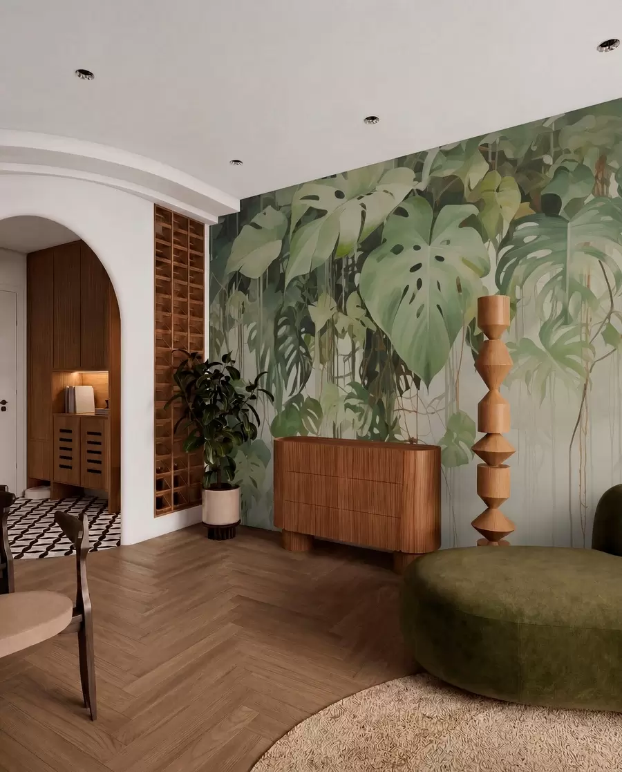 wall murals Тропско лишће w04525