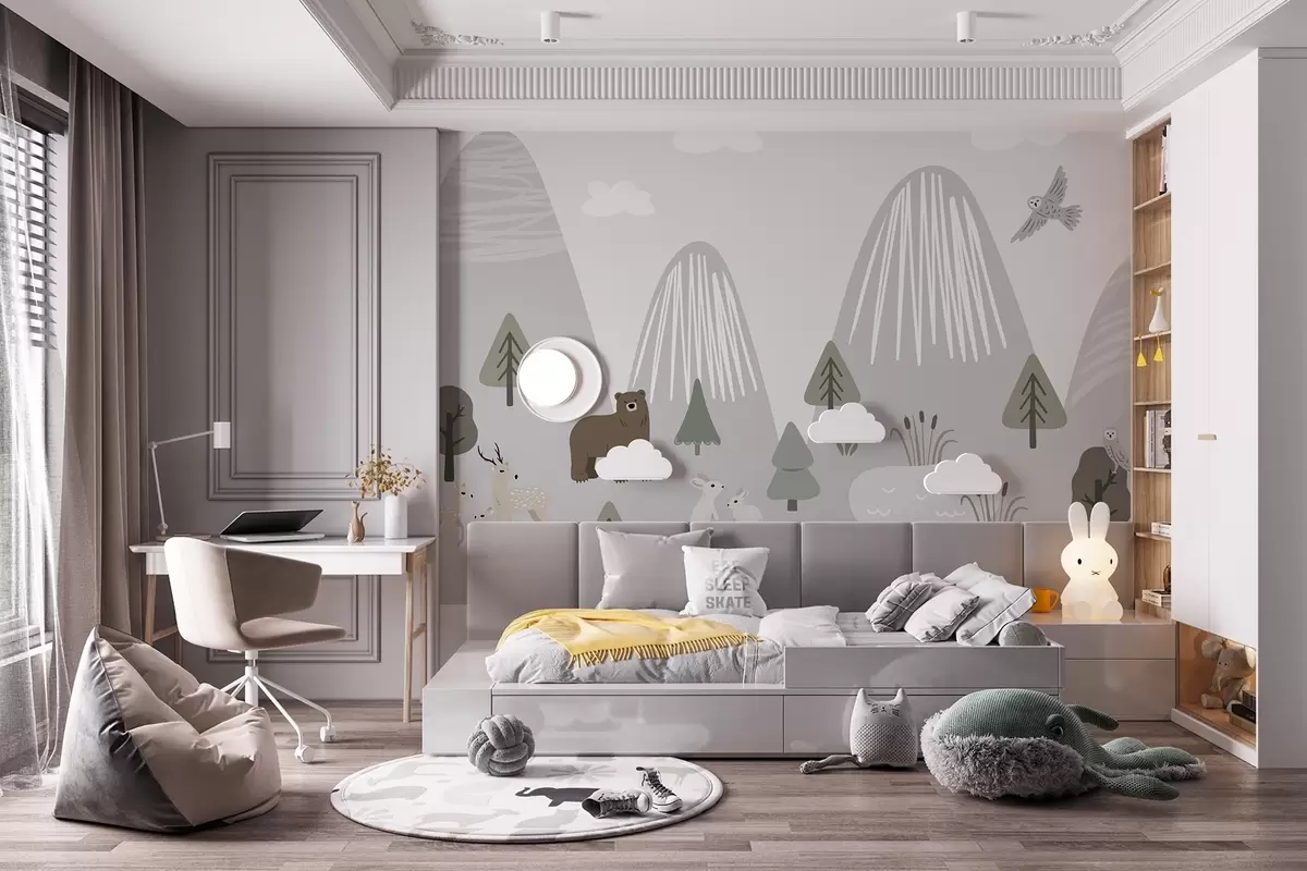 wall murals Шумске животиње w04430