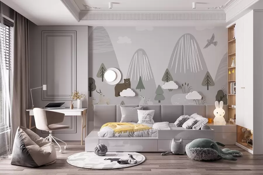 wall murals Шумске животиње w04430