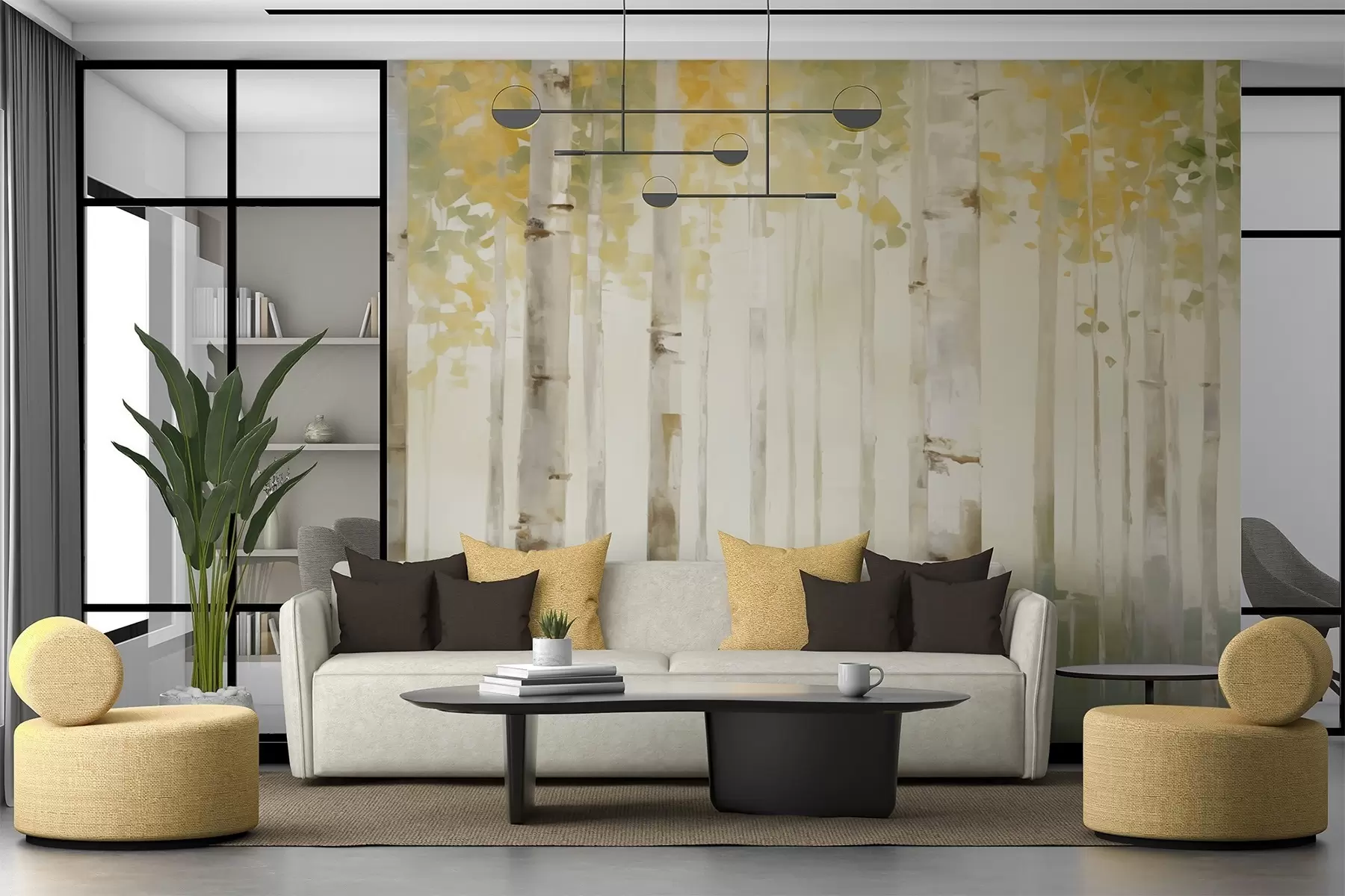 wall murals Брезова шума w04520