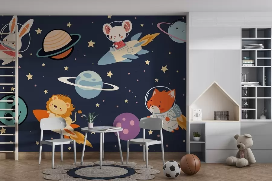 wall murals Животиње у свемиру w04562