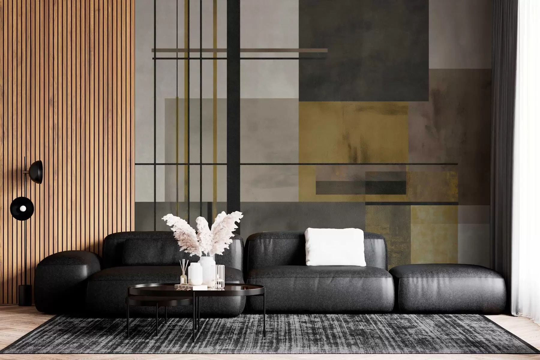 wall murals апстрактна геометрија w04502