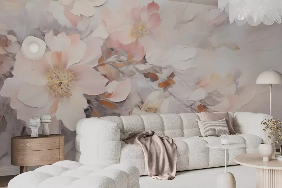 wall murals Апстрактно цвеће w04597