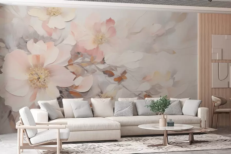 wall murals Апстрактно цвеће w04597