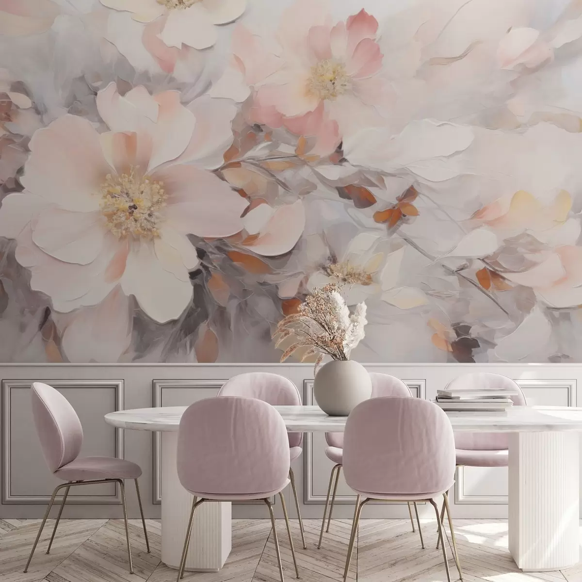 wall murals Апстрактно цвеће w04597