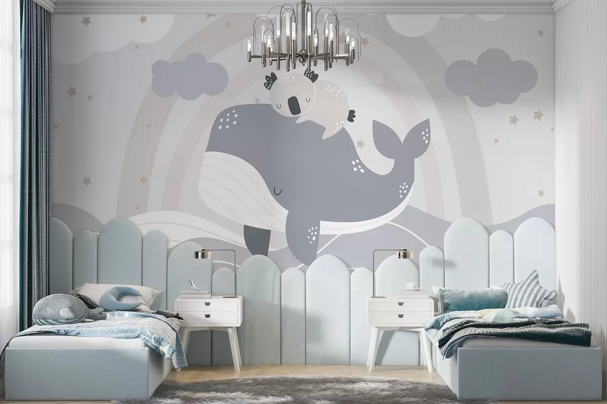 wall murals Коала на киту w04602