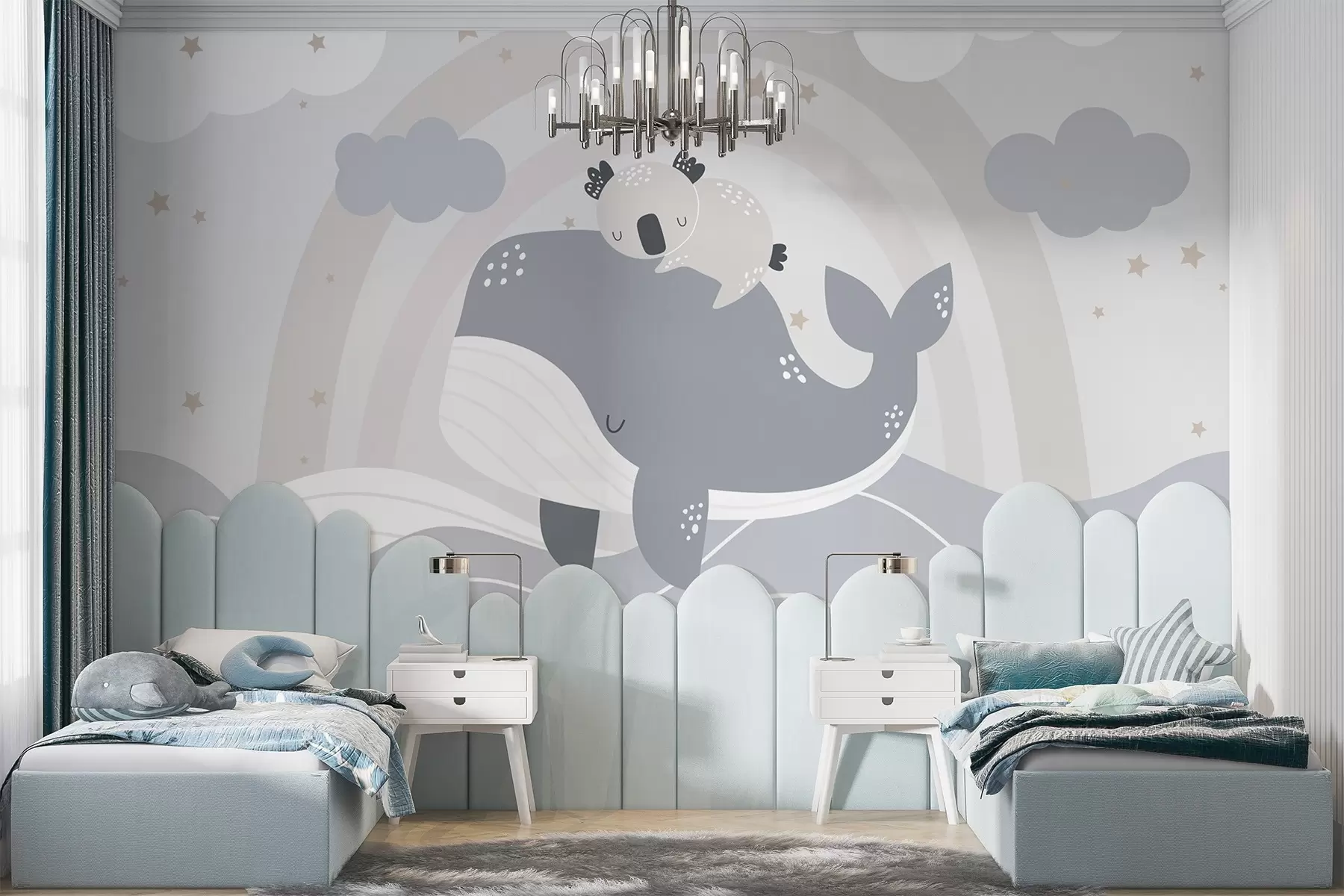 wall murals Коала на киту w04602