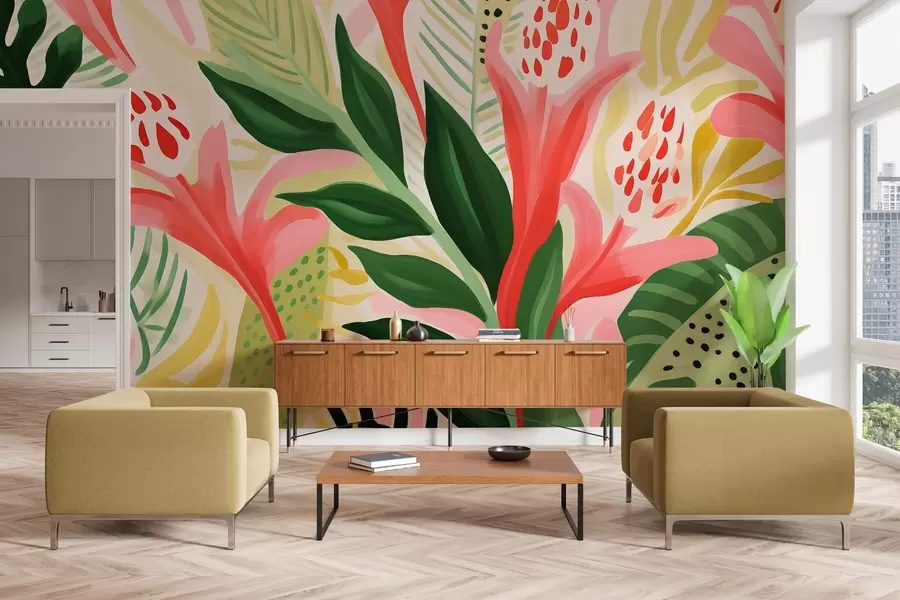 wall murals Лет боја w04564