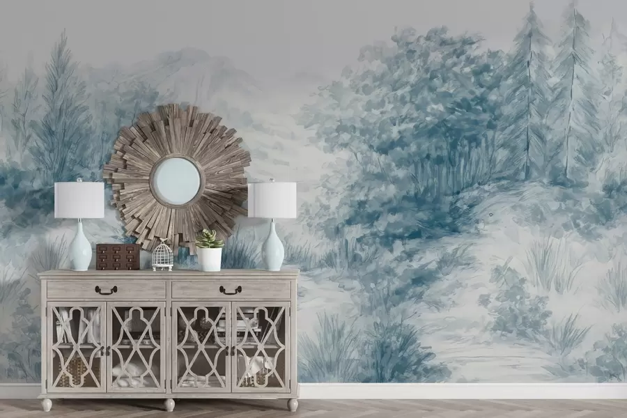 wall murals Шарене контуре w04572