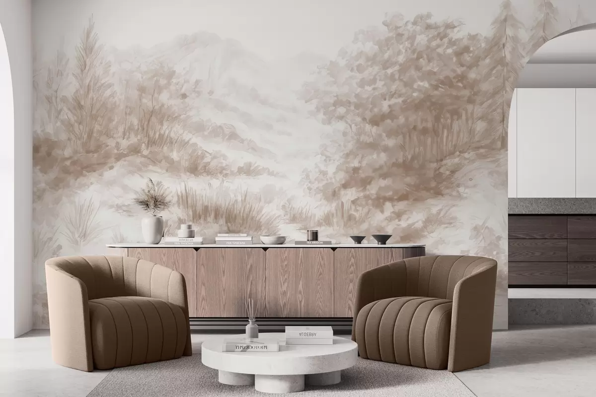 wall murals Шарене контуре w04572v1