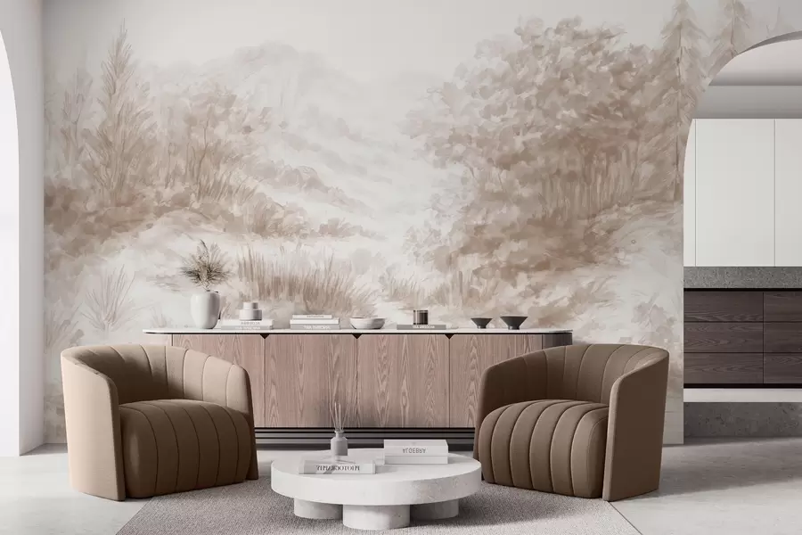 wall murals Шарене контуре w04572v1