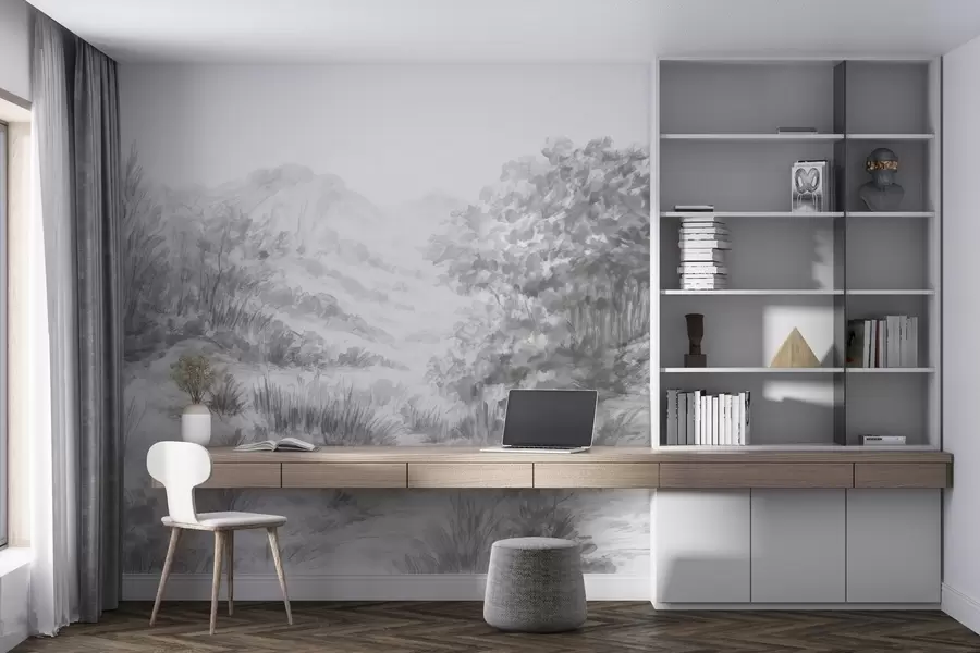 wall murals Шарене контуре w04572v2