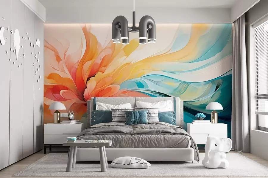 wall murals Цветна експлозија у апстракцији w09392