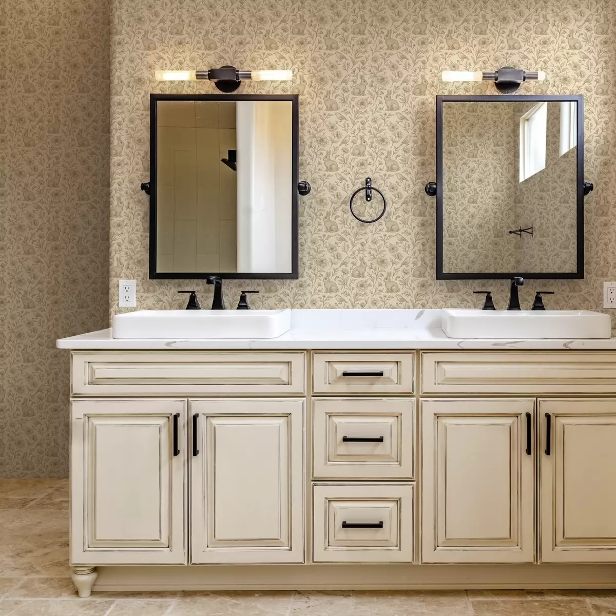 Позадина Зечеви и птице у цветном узорку a00571