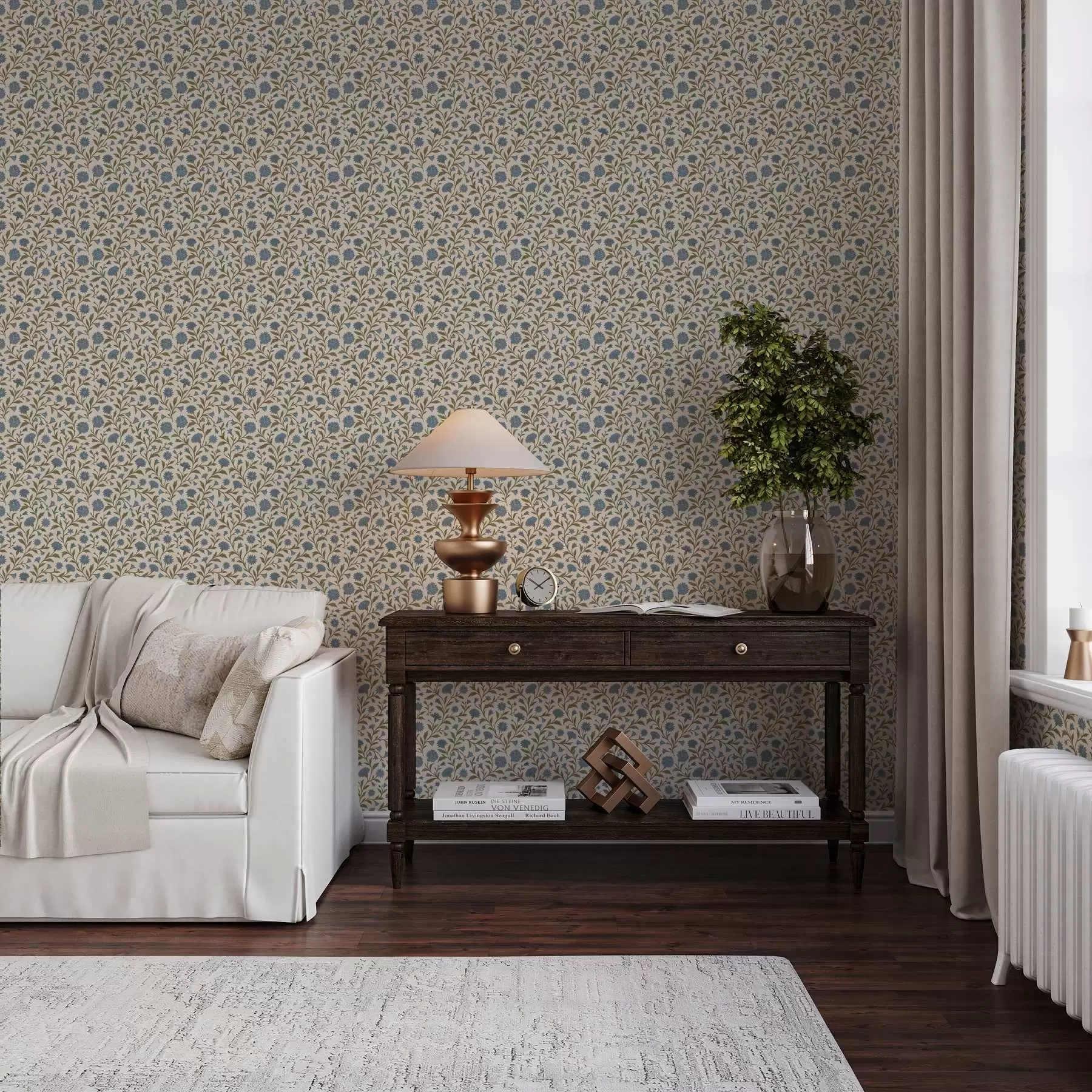 wall murals Кукуруз и изданци на беж позадини a00588