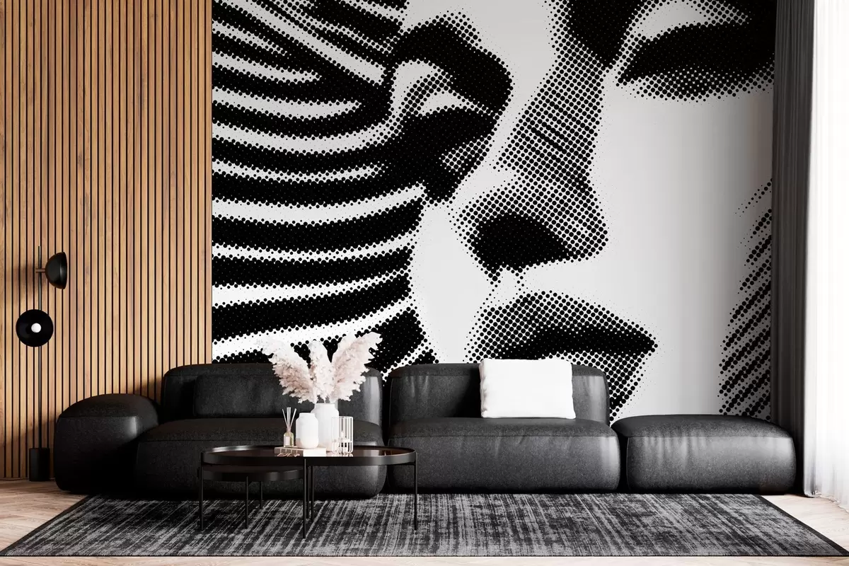 wall murals Лице жене у стилу поп арта w04504