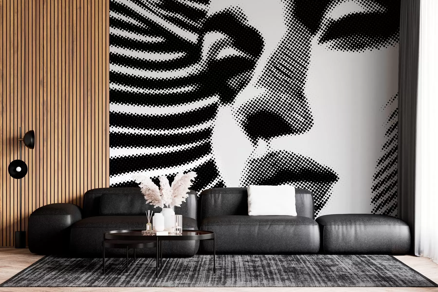 wall murals Лице жене у стилу поп арта w04504