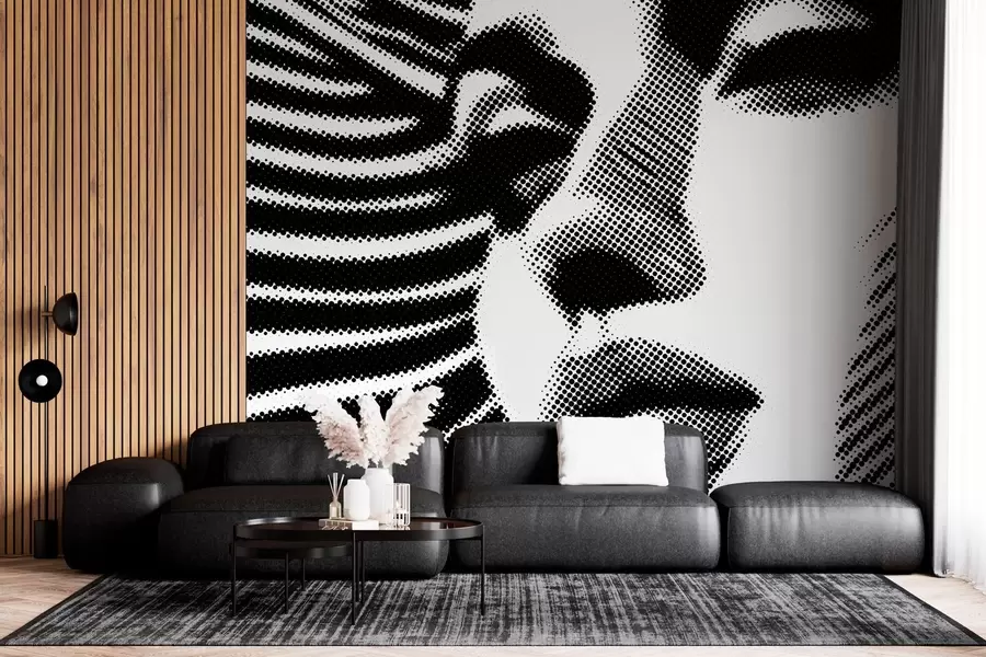 wall murals Лице жене у стилу поп арта w04504