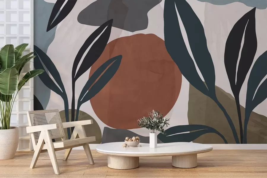 wall murals Апстрактна ботаника w04592